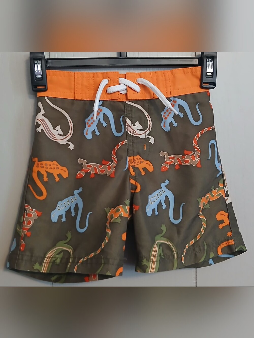 Gymboree Island Excursion Boys 6-12 Months Lizard Swim Shorts